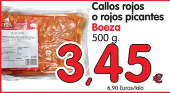 Alimerka Callos rojos o rojos picantes Boeza 500g oferta