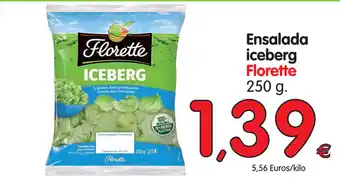 Alimerka Florette Ensalada iceberg 250 g. oferta