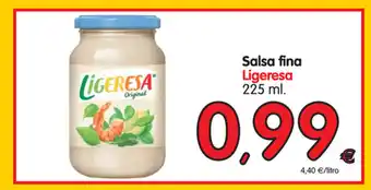 Alimerka Ligeresa Salsa Fina 225 ml oferta