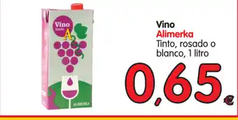 Alimerka Alimerka Vino Tinto, rosado o blanco, 1 litro oferta