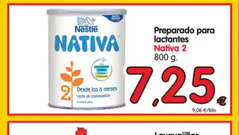 Alimerka Nativa 2 Preparado para lactantes 800g oferta