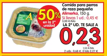 Alimerka Alimerka Comida para perros de raza pequeña, 150g oferta