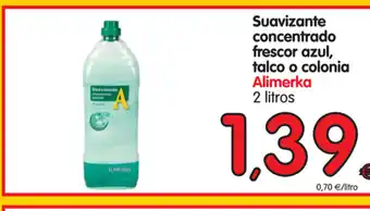 Alimerka Alimerka Suavizante concentrado frescor azul, talco o colonia 2 litros oferta