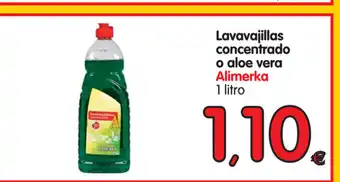Alimerka Alimerka Lavavajillas concentrado o aloe vera 1 litro oferta