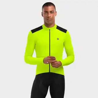 Decathlon Maillot térmico ciclismo siroko m4 atlantis amarillo neón hombre oferta