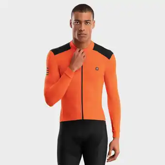 Decathlon Maillot térmico ciclismo siroko m4 oregon naranja intenso hombre oferta