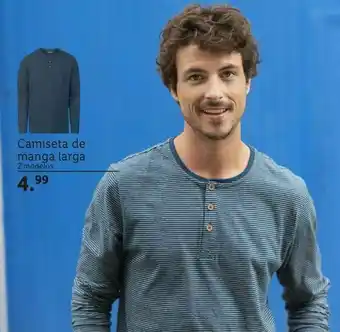 Lidl Camiseta manga larga oferta