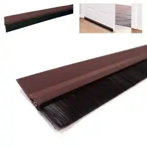 Brico Depôt Burlete puerta cepillo marron 1mt oferta