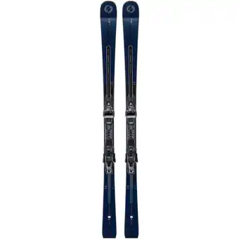Decathlon Esquí all mountain con fijación quattro rs76+xcell12demo blizzard azul oferta