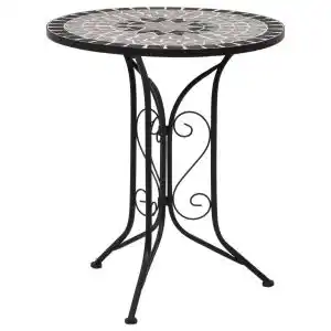 Brico Depôt Vidaxl mesa bistro de mosaico cerámica gris 61 cm oferta