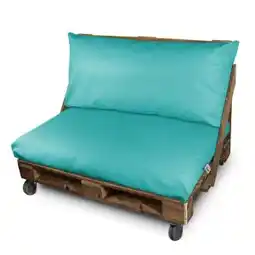 Brico Depôt Cojín polipiel exterior 120x45x25 turquesa oferta