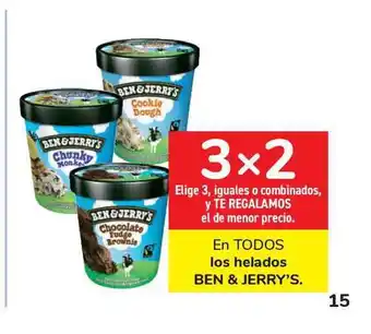 Carrefour En Todos Los Helados Ben&jerry's oferta
