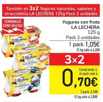 Carrefour La Lechera Yogures Con Fruta 125g oferta