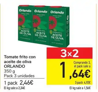 Carrefour Orlando Tomate Frito Con Aciete De Oliva 350g oferta
