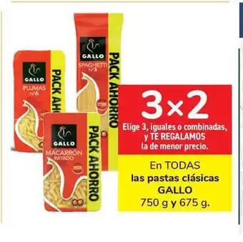 Carrefour Gallo En Todas Las Pastas Clásicas 750g Y 675g oferta
