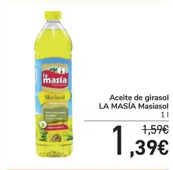 Carrefour La Masía Aceite De Girasol Masiasol 1l oferta