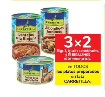 Carrefour Carretilla En Todos Los Platos Preparados En Lata oferta
