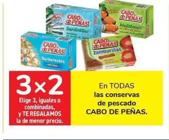 Carrefour Cabo De Peñas En Todas Las Conservas De Pescado oferta