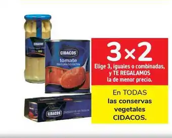 Carrefour Cidacos En Todas Las Conservas Vegetales oferta