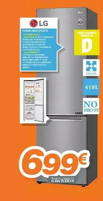 Pascual Martí Lg Combi Gbb72pzefn oferta
