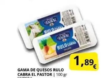 Supermercados MAS Gama De Quesos Rulo Cabra El Pastor oferta