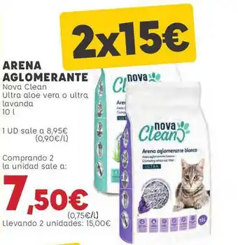 Kiwoko Arena Aglomerante Nova Clean Ultra Aloe Vera Vera O Ultra Lavanda 10l oferta