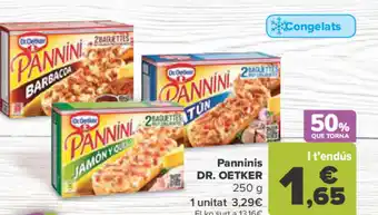 Carrefour Panninis DR. OETKER 250 g oferta