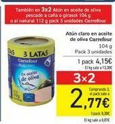 Carrefour Atún claro en aceite de oliva carrefour oferta