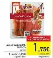 Carrefour Jamón curado xxl ellpozo oferta