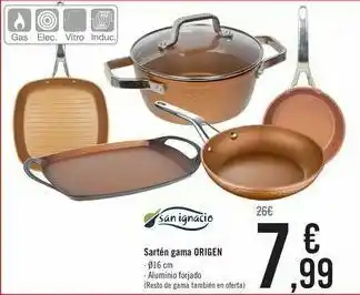 Carrefour San ignacio sartén gama origen oferta