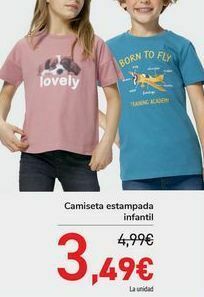 Carrefour Camiseta estampada infantil oferta