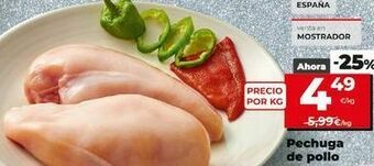 Maxi Dia Pechuga de pollo oferta