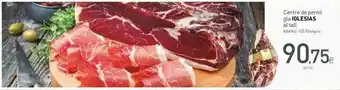 Condis Centro de jamón de bellota iglesias al corte oferta