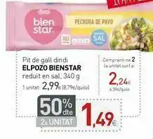 Condis Pechuga de pavo elpozo bienstar reducido en sal, 340 g oferta