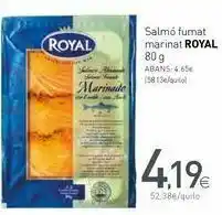 Condis Salmón ahumado marinado royal 80 g oferta