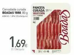 Panceta curada boadas 1880, 80 g