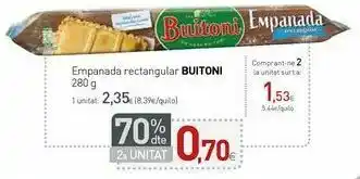 Condis Empanada rectangular buitoni 280 g oferta