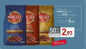Condis Café en grano marcilla, 500 g oferta