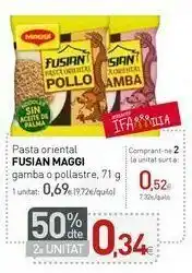 Condis Pasta oriental fusian maggi gamba o pollo, 71 g oferta
