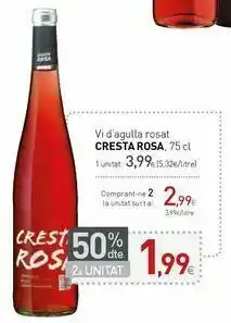 Condis Vino de aguja rosado cresta rosa, 75 cl oferta
