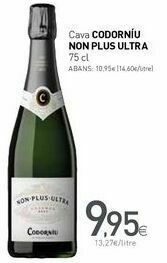 Condis Cava codorníu non plus ultra oferta