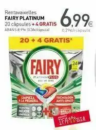 Condis Lavavajillas fairy platinum 20 cápsulas + 4 gratis oferta