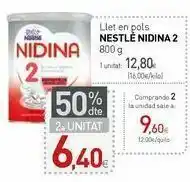 Condis Leche en polvo nestle nidina 2, 800 g oferta