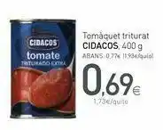 Tomate triturado cidacos, 400 g