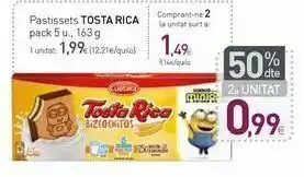 Condis Bizcochitos tosta rica pack 5 u, 163 g oferta