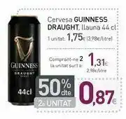 Condis Cerveza guinness draught lata 44 cl oferta