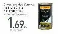 Condis Aceitunas rellenas de anchoa la española deluxe, 150 g oferta
