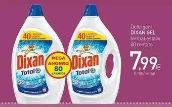 Condis Detergente dixan gel formato ahorro 80 lavados oferta
