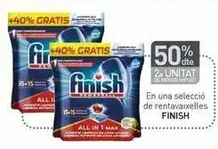 Condis En una selección de lavavajillas finish oferta