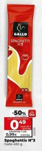 Dia Espaguetis gallo oferta